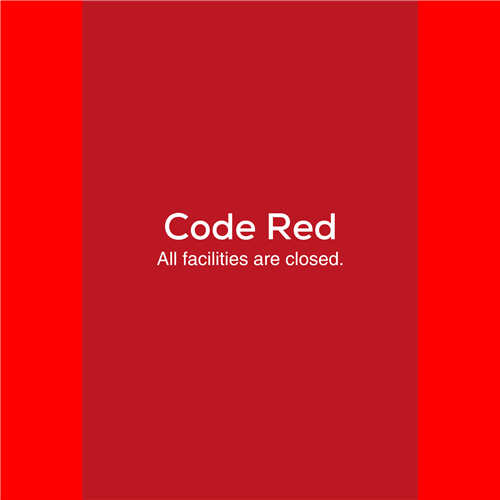 Infographic highlighting a Code Red status as detailed in the text.